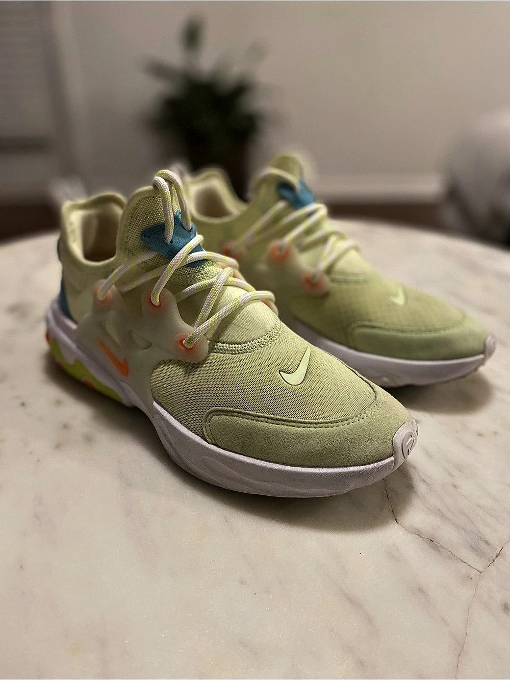 Nike React Presto Psychedelic Lava Athletic Shoes Green & Blue